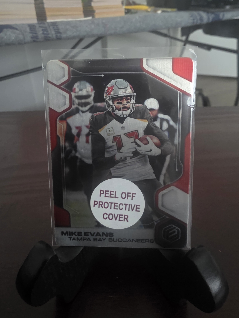 Panini Trading Card Sleeve - Red, Black, White